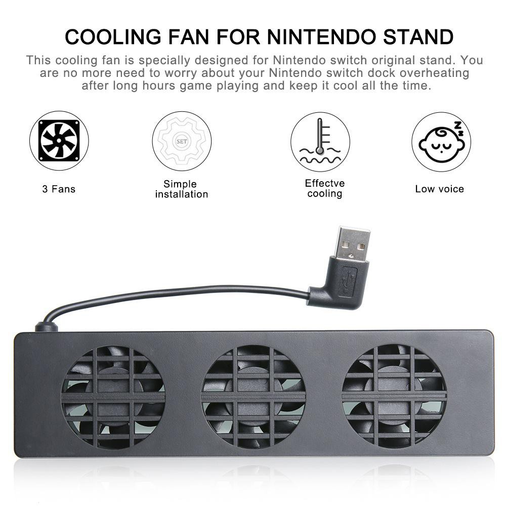 ภาพหน้าปกสินค้าDOBE Cooling Fan for Nintendo Switch (พัดลม Nintendo Switch)(พัดลมระบายความร้อน switch)(Dobe)(NSW Switch Cooling Fan) จากร้าน phungzzz บน Shopee