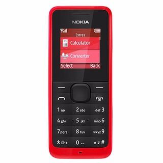 โทรศัพท์มือถือโนเกีย ปุ่มกด NOKIA  105 (สีแดง) 3G/4G  รุ่นใหม่ 2020