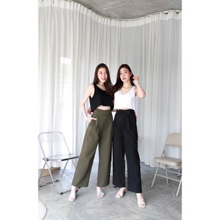 กางเกงขาบาน culottes pants#DARI07