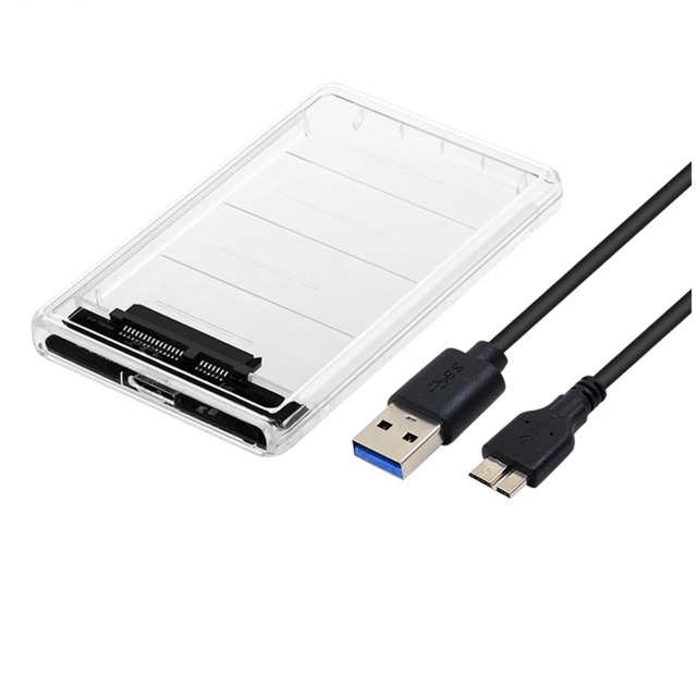 ภาพหน้าปกสินค้าUSB3.0 HDD Enclosure 2.5 นิ้ว Serial Port SATA SSD รองรับ 6TB โปร่งใสภายนอก HDD Case จากร้าน khunsua บน Shopee