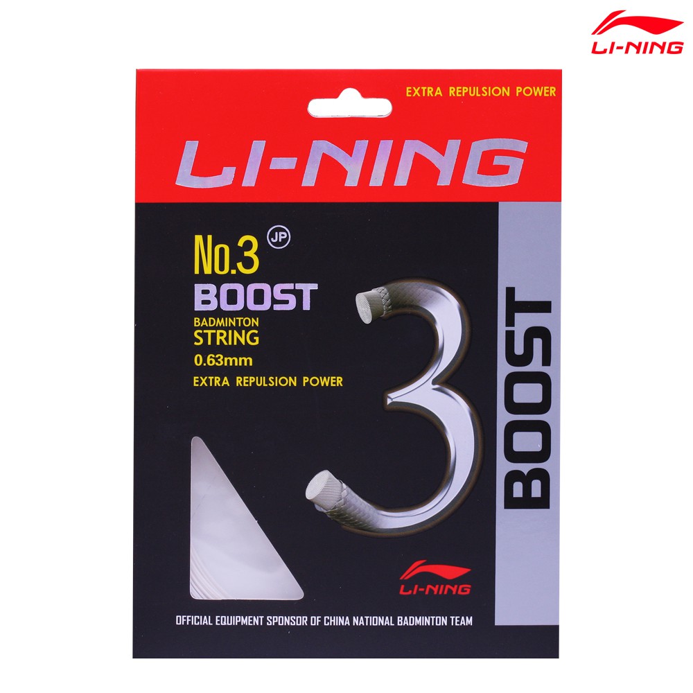 ภาพหน้าปกสินค้าLI-NING เอ็นแบดมินตัน NO.3 BOOST (AXJP044) 0.63mm. STRING