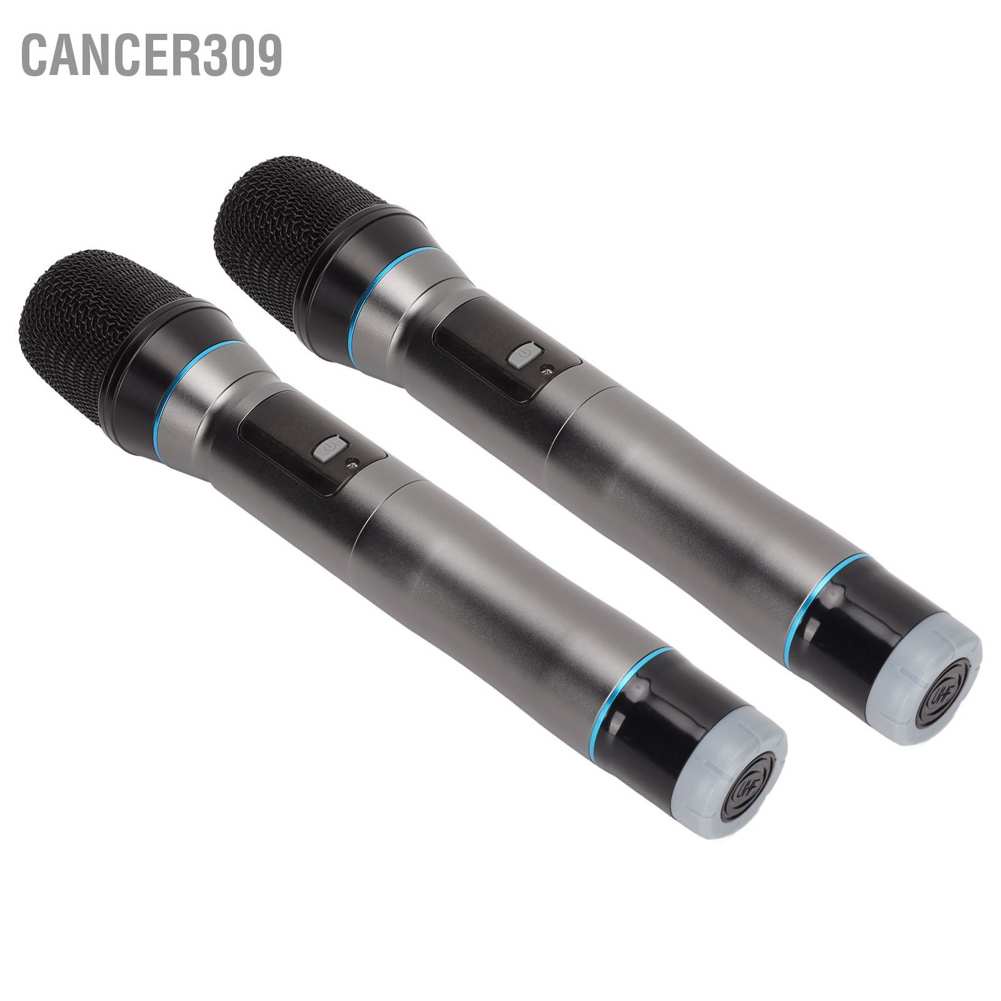 cancer309-uhf-ไมโครโฟนไร้สาย-แบบมือถือคู่-พร้อมตัวรับสัญญาณเอาท์พุต-6-35-แบบชาร์จไฟได้