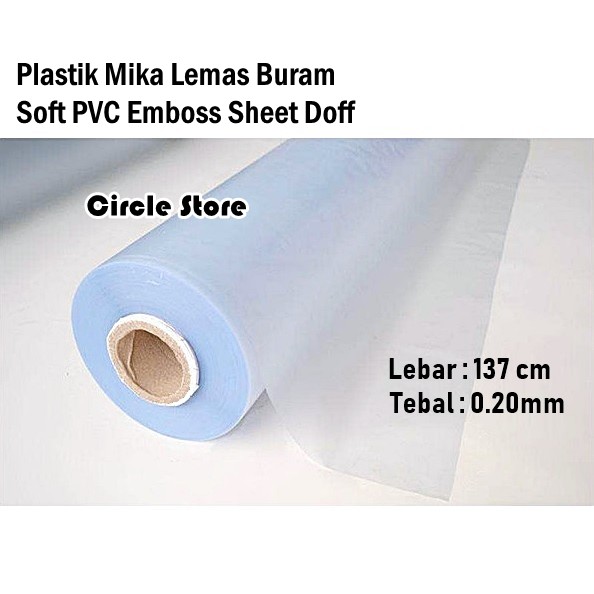 พลาสติกไมก้าแบบยืดหยุ่นนูน PVC Doff กว้าง 137 ซม. หนา 0.20 มม | Shopee ...
