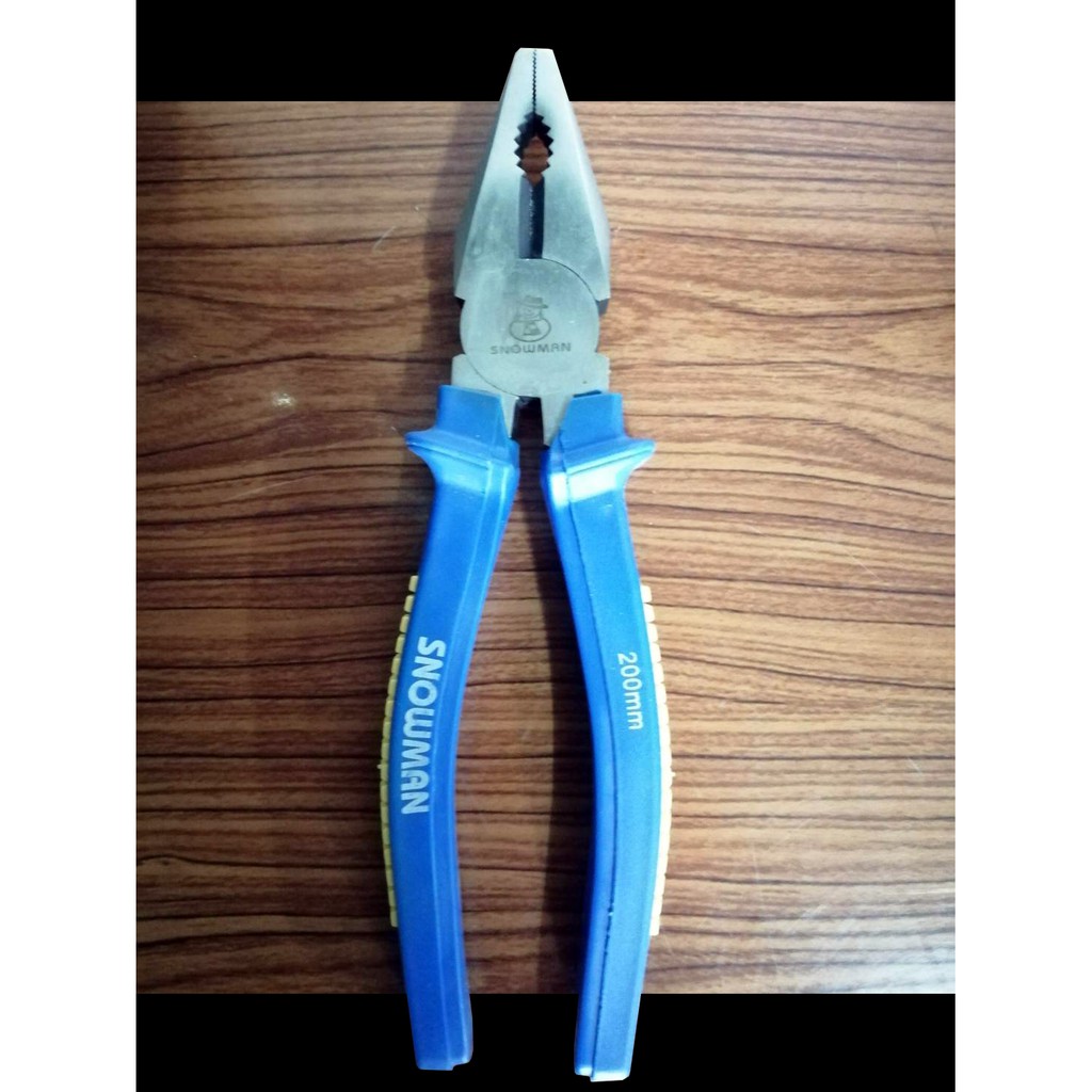 คีมปากจิ้งจก คีมปากจระเข้ ขนาด 8นิ้ว ยี่ห้อ สโนว์แมน ทูล(SNOWMAN TOOLS ...