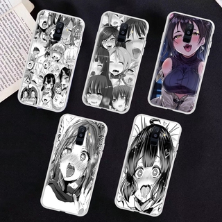 เคสโทรศัพท์มือถือแบบใสลายอะนิเมะสําหรับ Samsung Galaxy Note 8 A 6 Plus A8 Star A 9 Pro Ahegao