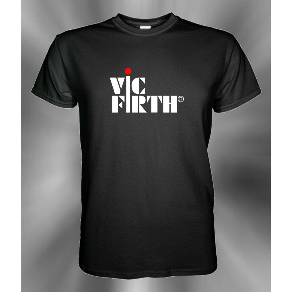 เสื้อยืดพิมพ์ลาย VIC firth Drum Stick โลโก้สำหรับผู้ชาย Shopee Thailand