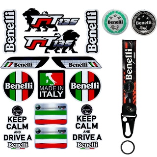 สติกเกอร์สะท้อนแสง กันน้ํา สําหรับติดตกแต่งรถจักรยานยนต์ Benelli Racing