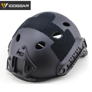IDOGEAR Tacitcal FAST Helmet PJ Type Advanced w/NVG Shroud&amp;Helmet pads Shockproof 3804 Military Training Camo Gear