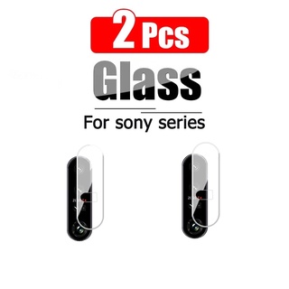 ฟิล์มกระจกนิรภัยกันรอยเลนส์กล้อง 2SLL สําหรับ Sony Xperia 1 10 5v V iii 5 II IV 2 ชิ้น