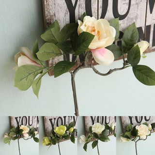 Gardenia ผ้าไหมประดิษฐ์ลายดอกไม้สำหรับงานแต่งงาน