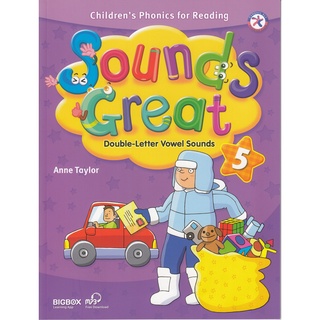 DKTODAY หนังสือ SOUNDS GREAT 5:CHILDRENS PHONICS READING WITH MP 3 DOWNLOAD