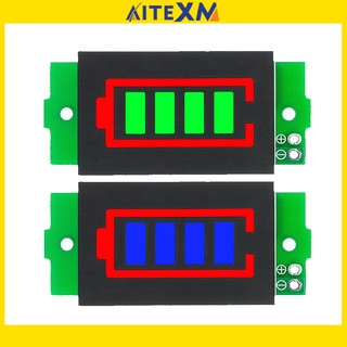 โมดูลทดสอบความจุแบตเตอรี่ลิเธียม 1S-4S-8S Single 3.7V 4.2V หน้าจอสีฟ้า สําหรับยานพาหนะ ยานพาหนะไฟฟ้า