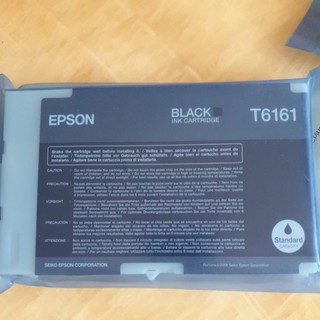 [ลด 80บ. โค้ด ENTH119]Epson T6161 Black ตลับหมึกอิงค์เจ็ท สีดำ ของแท้2016