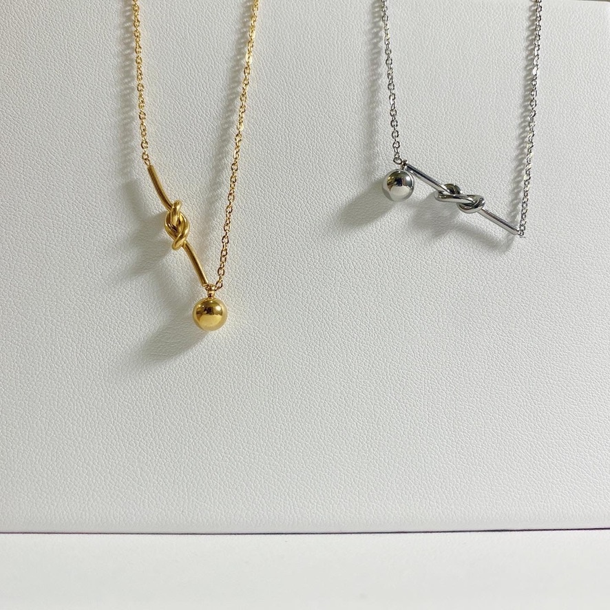 สร้อยคอ-titanium-steel-necklace-ชุบทอง-18k-silver-amp-gold