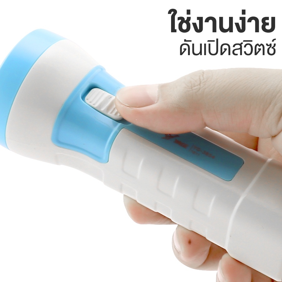 ไฟฉายled-ไฟฉายพกพา-ไฟฉายเดินป่า-ชาร์จไฟบ้าน-ไร้สาย-alizwellmart