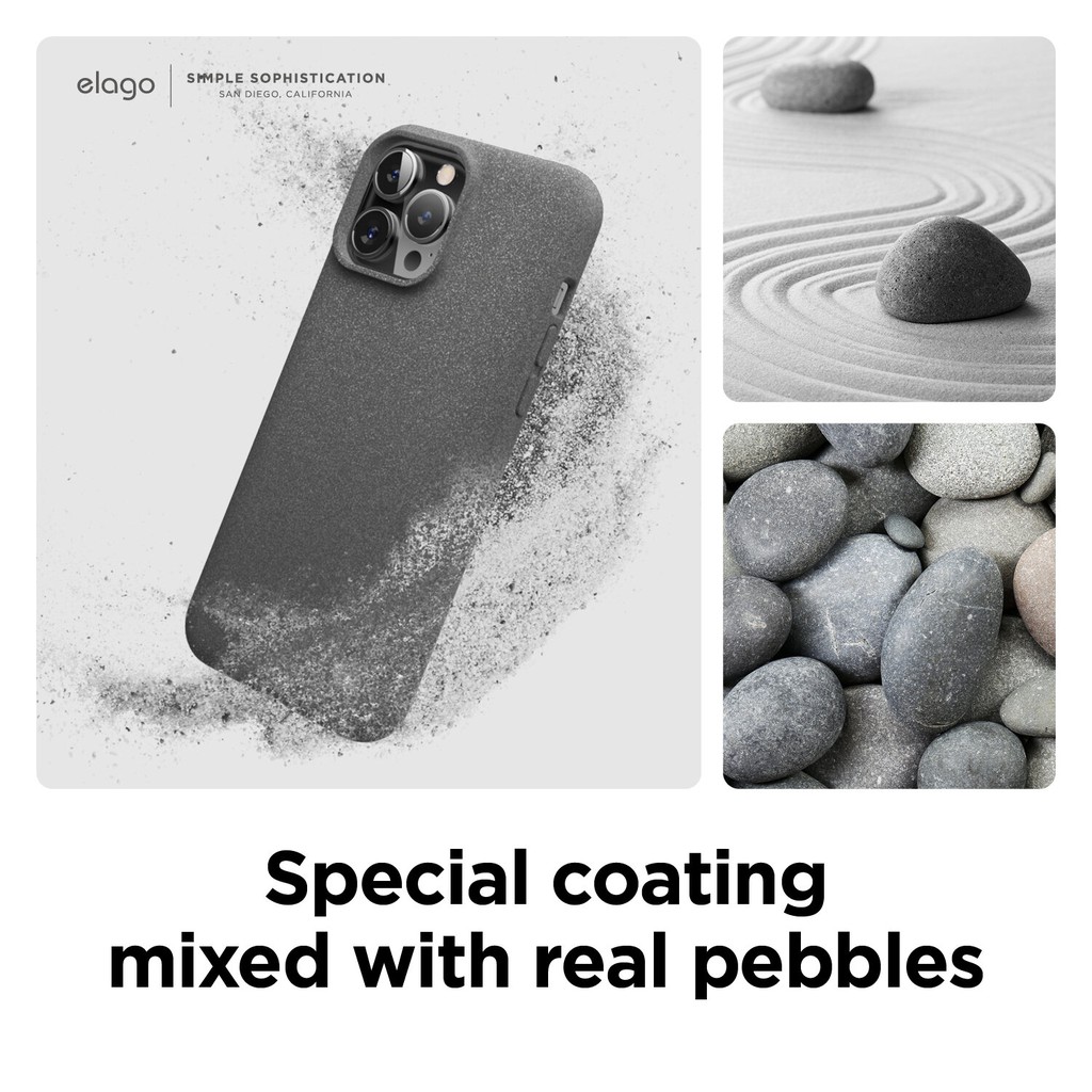 elago-iphone-13-14-13-pro-13-pro-max-pebble-case-stone-เคสผสมหินจริง-ยืดหยุ่น-กันกระแทก-ของแท้จากตัวแทนจำหน่ายในไทย