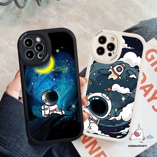 เคสโทรศัพท์มือถือแบบนิ่ม TPU ลายการ์ตูนนักบินอวกาศ NASA สําหรับ Realme C53 C35 C51 C21Y C30 C12 8 10 Pro Plus 8i 9i C15 C25 C25Y C31 C35 C25s C11 GT C20A C3 C21 C17 C20 8Pro 6i 5i 6 5s 5 6s ผ้าคลุม