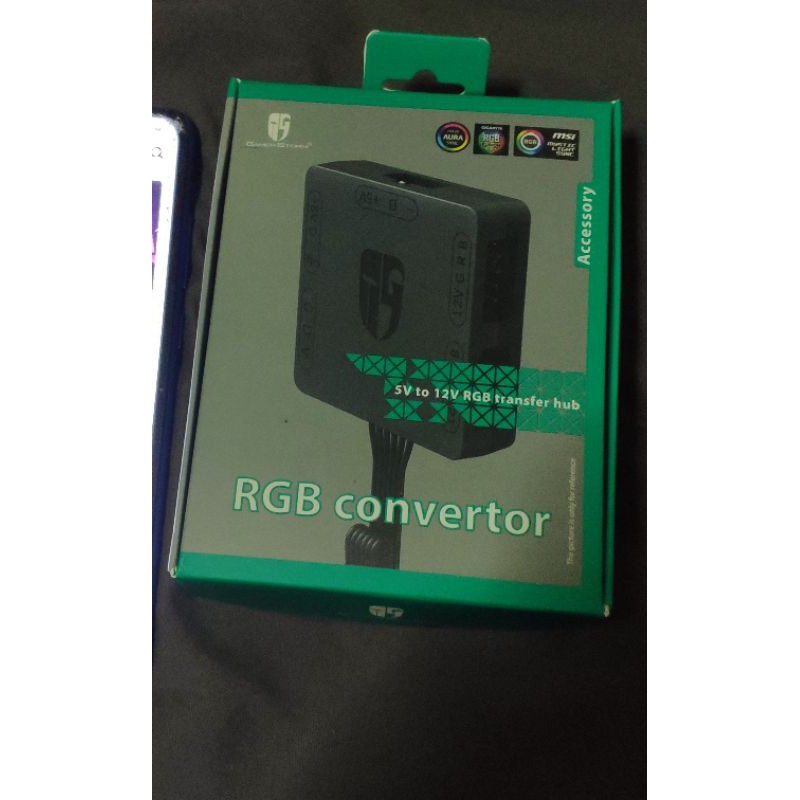 DEEPCOOL RGB CONVERTOR สำหรับ เมนบอร์ดไฟ12v ซิ้งไฟกับพัดลมRGB 5v ...