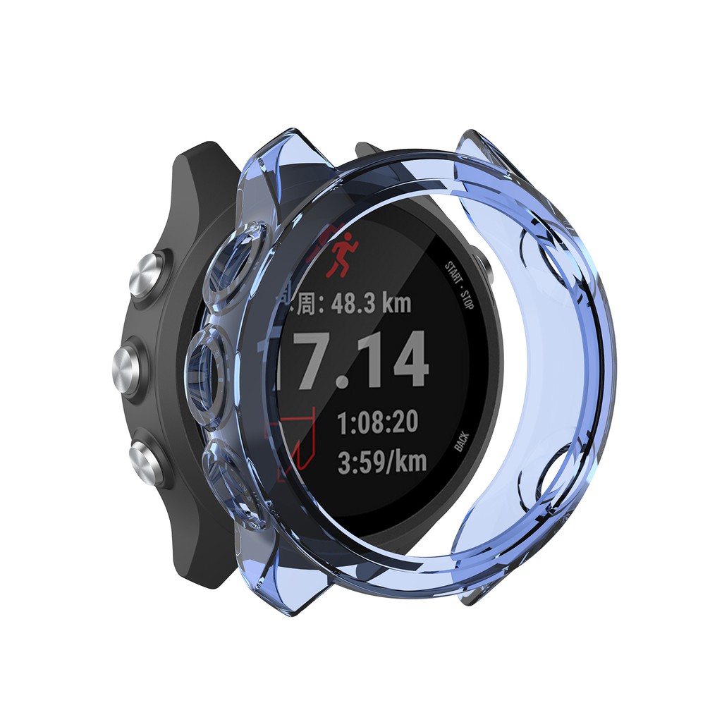 ภาพสินค้าเคสใสแบบนิ่มสำหรับ Garmin Forerunner 245M 245 GPS Watch protective case cover จากร้าน rongke.th บน Shopee ภาพที่ 6