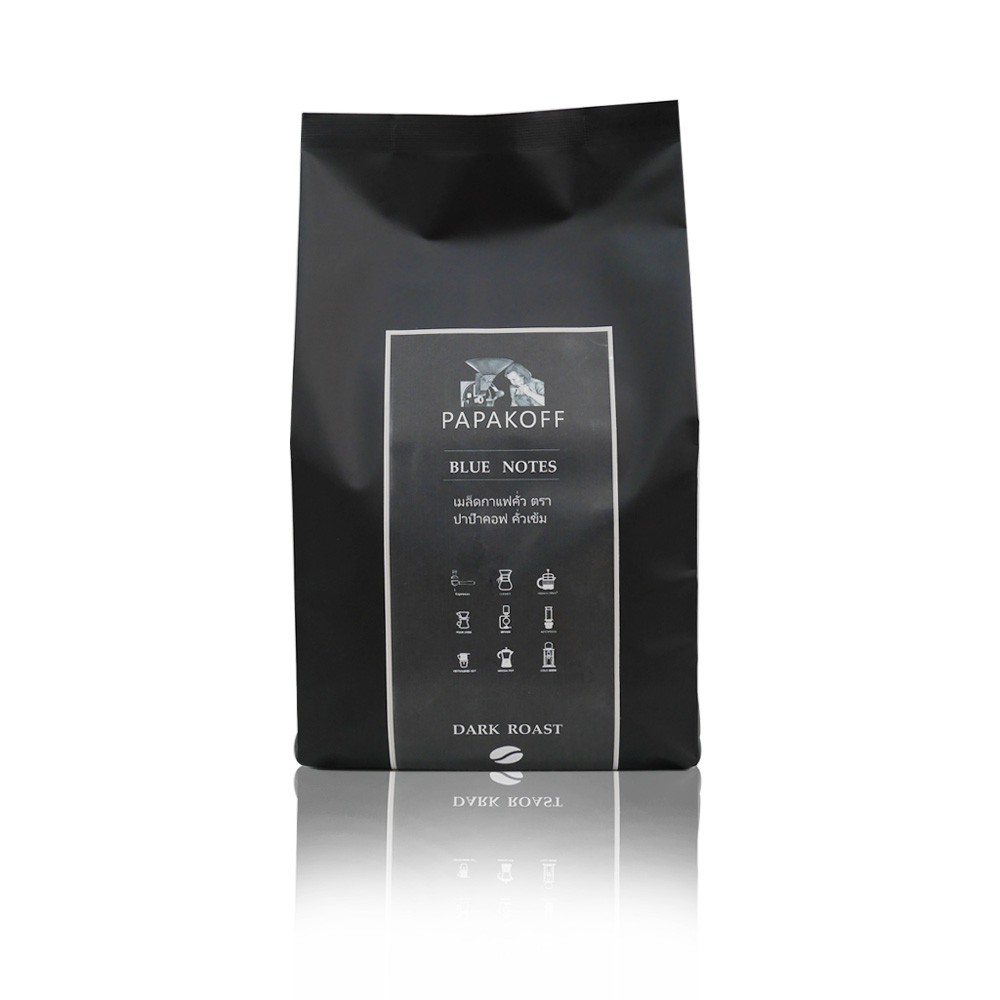 papakoff-blue-notes-500-g-วัตถุดิบร้านกาแฟสด