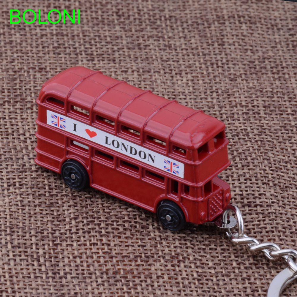 ภาพหน้าปกสินค้าพวงกุญแจรูปรถบัสสีแดง จากร้าน boloni.th บน Shopee