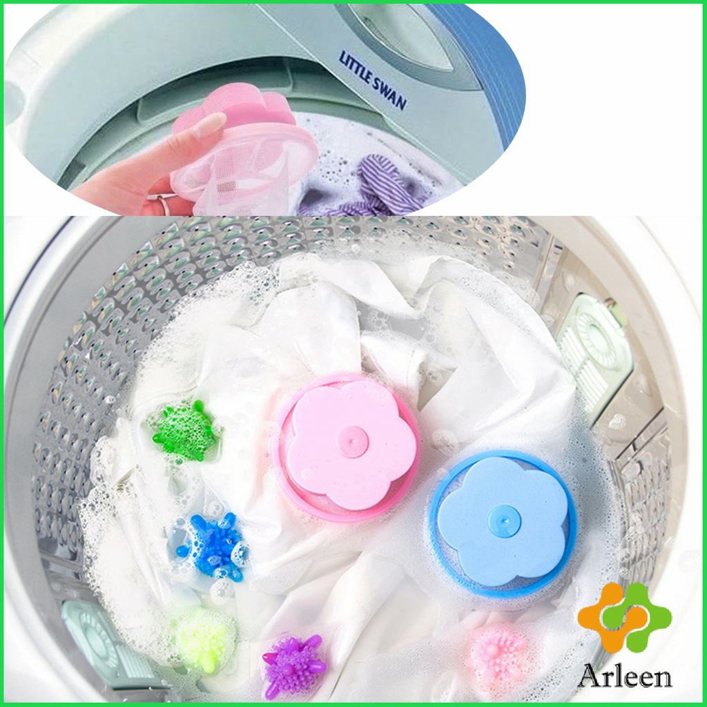 ตาข่ายดอกไม้-ถุงกรองเครื่องซักผ้ารูปดอกไม้-กรองเครื่องซักผ้า-ดักสิ่งสกปรก-mesh-filter-bag-washing-machine-flower-shape