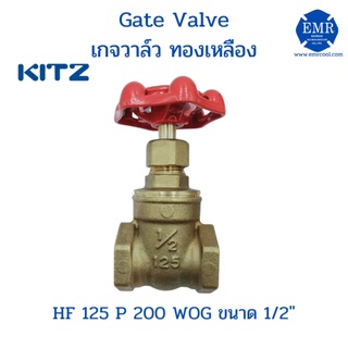 Kitz Gate Valve เกจวาล์ว ทองเหลือง ขนาด 1/2