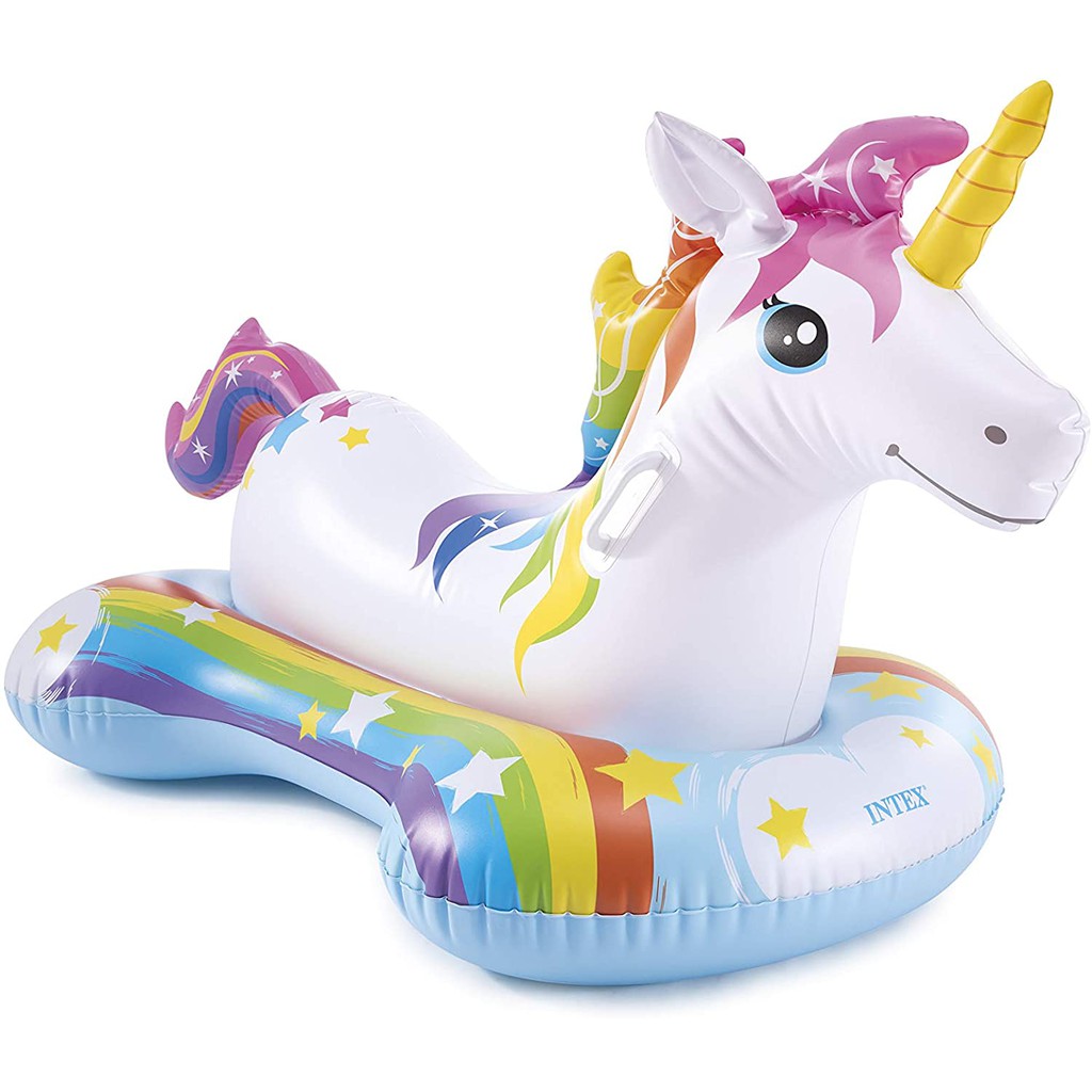 intexแท้-แพยางเป่าลม-แพเป่าลม-แพม้ายูนิคอร์น-unicorn-ride-on-รุ่น-57552