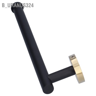 B_uranus324 Stainless Steel Towel Holder Black Gold 304 Bathroom Pendant Kitchen Shelf