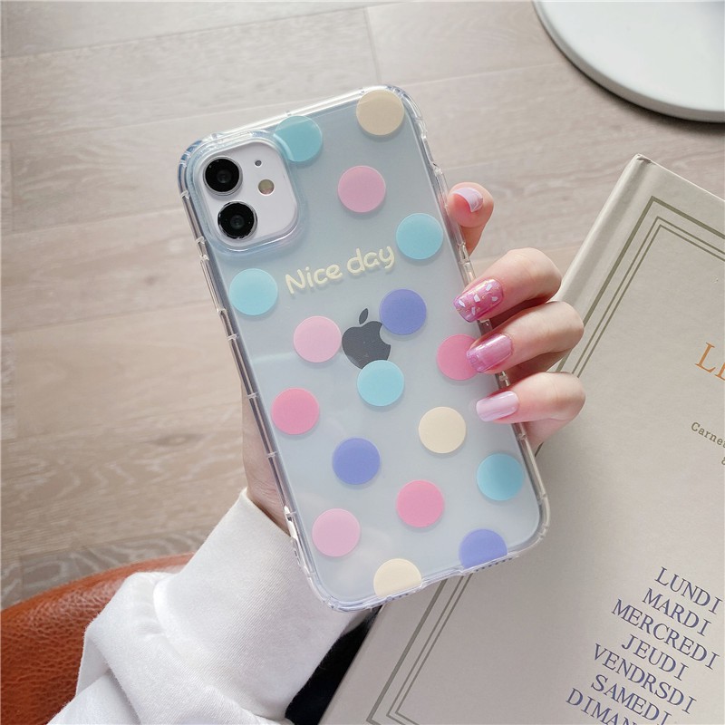 เคสโทรศัพท์มือถือลายจุดสําหรับ-samsung-a12-a42-a71-a51-a50-a30-a20-a50s-a30s-a20s-a10s-a7-2018