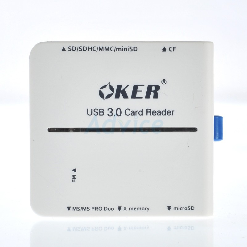 ราคาและรีวิวExt. Card Reader All in 1 OKER (C-3329) USB3.0