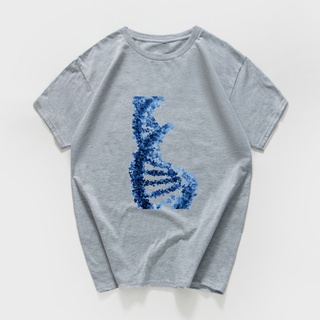 เสื้อครอปสายฝอ - ยีนดีเอ็นเอประชดประชันเสื้อยืดกราฟิกผู้ชายวิทยาศาสตร์ชีววิทยาแพทย์ Tshirt ผู้ชายฮิ