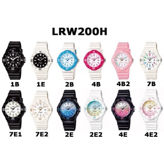 สินค้า แท้ศูนย์ไทย CASIO ของแท้100% นาฬิกาเด็ก ผู้หญิง/ชาย LRW-200H ประกัน 1 ปี LRW200H