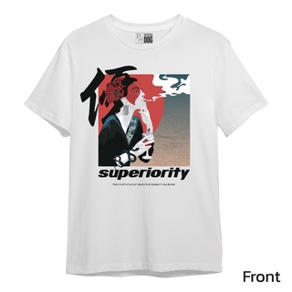 Barking Dog  เสื้อยืดแขนสั้น Gildan Premium Woman สกรีน DTG ลาย Superiority