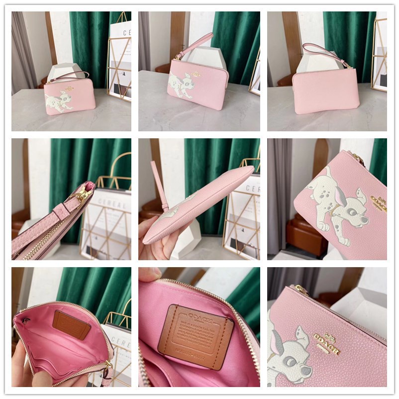 พร้อมส่ง-ว่าแท้100-coach-ร้อนร้อนขายใหม่ใหม่ดิสนีย์กระเป๋าเงินเหรียญกระเป๋า-น่ารัก