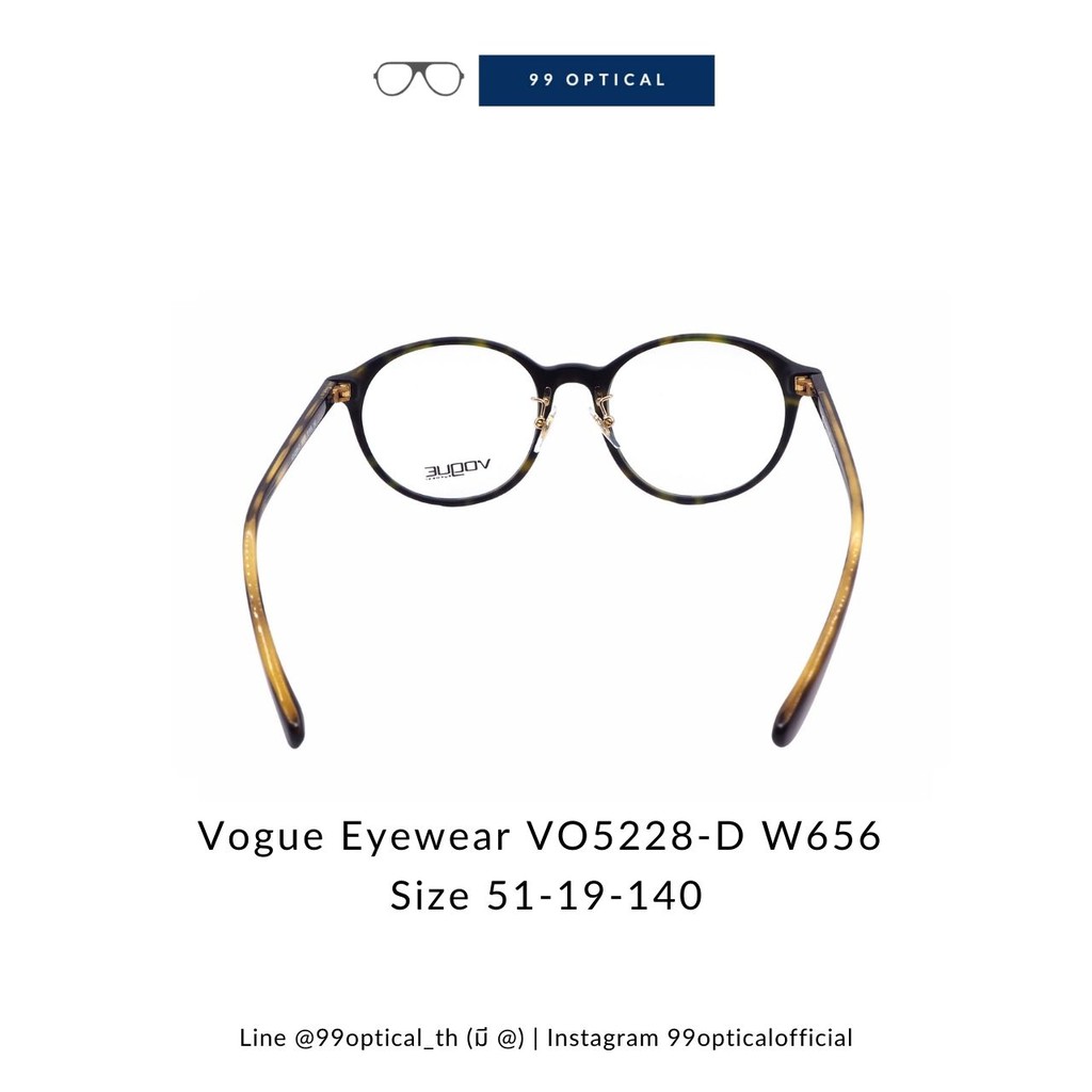 กรอบแว่น-vogue-eyewear-รุ่น-vo5228-d-w656-ทรงกลม-สีน้ำตาลลายกระ