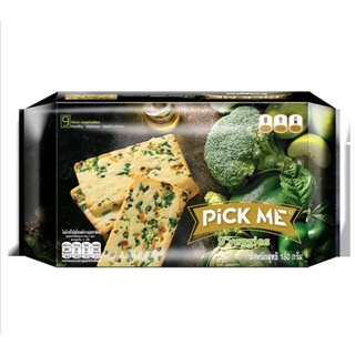 Pick me​ 9veggies บิสกิตรสผักรวม​ ขนาด​ 180​ กรัม