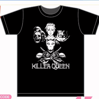 【hot tshirts】ลด15% ใส่โค้ด: PORN995 เสื้อยืดโจโจ้ Jojo Killer Queen จาก Tomodachi T-shirT เสื้อยืดสกรีนลาย เสื้อยืดอนิเม