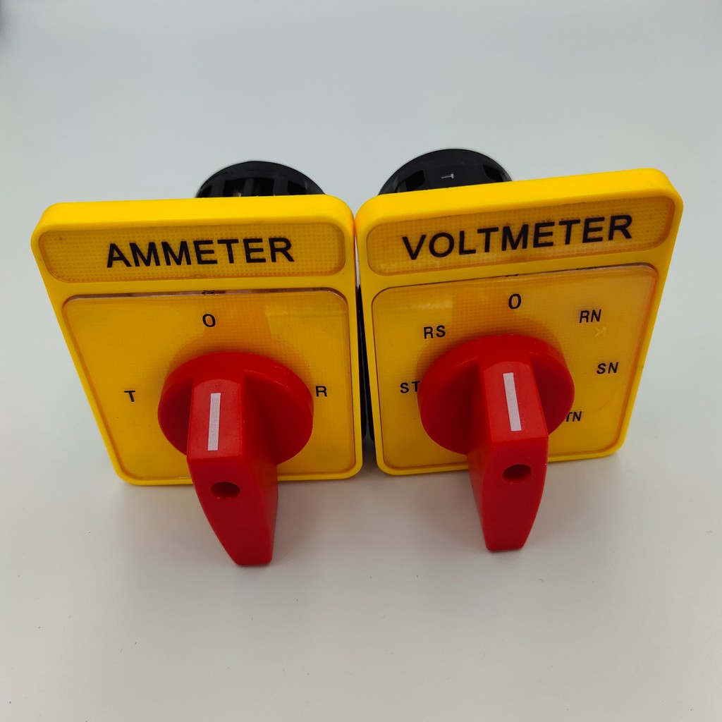 VOLTMETER/AMMETER SELECTOR SWITCH โวลท์มิเตอร์/แอมป์มิเตอร์ ซีเล็คเตอร์