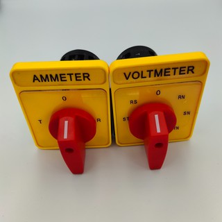 VOLTMETER/AMMETER  SELECTOR SWITCH  โวลท์มิเตอร์/แอมป์มิเตอร์ ซีเล็คเตอร์ สวิตซ์