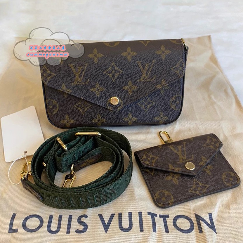 LOUIS VUITTON Louis Vuitton Monogram Multi Pochette Felicie M80091