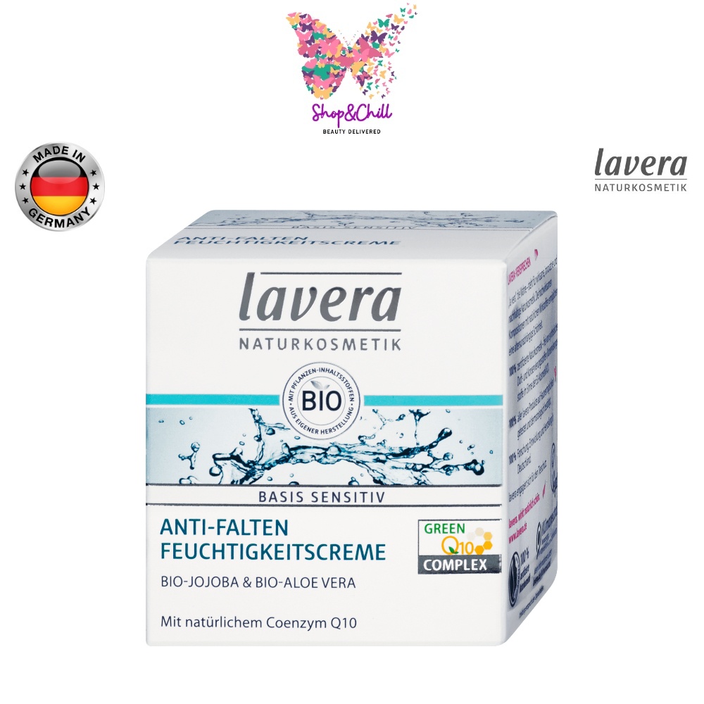 ภาพสินค้าครีมบำรุงผิว รดริ้วรอย Lavera Q10 Sensitive Anti-Wrinkle Moisturizing Cream 50 ml จากร้าน shopandchill บน Shopee ภาพที่ 1