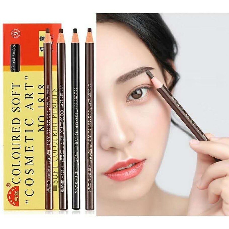 ภาพหน้าปกสินค้าดินสอเขียนคิ้ว แบบ เชือก สอคิ้วเชือก Cosmetic Art coloured soft Eyebrow Pencil จากร้าน pand4sa65d4sa1 บน Shopee