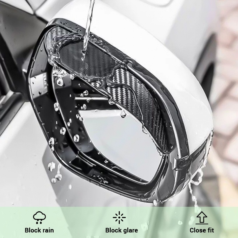 ภาพหน้าปกสินค้าที่กันฝนกระจกมองข้างรถยนต์(1 ชุดมี 2 แผ่น) คิ้วกันฝนกระจกมองข้าง จากร้าน z4fang.th บน Shopee