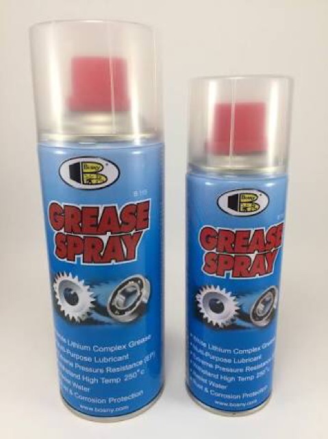 bosny-grease-spray-บอสนี่-สเปรย์จารบีขาว-สเปรย์หล่อลื่น-จารบีเกรดสูง-ขนาด-200-กรัม