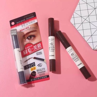 เจลเขียนคิ้ว เจลคิ้วกันน้ำ NOVO BEAUTY EYEBROW GEL 3g