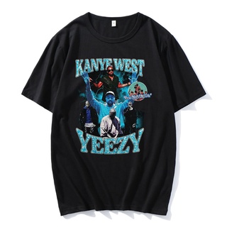 [S-5XL] เสื้อยืด พิมพ์ลาย Kanye West สไตล์คลาสสิก คุณภาพสูง สําหรับผู้ชาย 608892