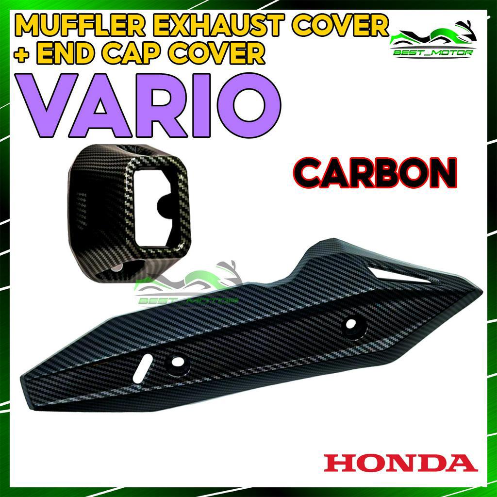 ฝาครอบท่อไอเสียคาร์บอน-สีดํา-สําหรับ-honda-vario-150-vario150