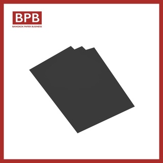 กระดาษการ์ดสี A4 สีดำ - BP-Negro ความหนา 180 แกรม บรรจุ 10 แผ่นต่อห่อ แบรนด์เรนโบว์