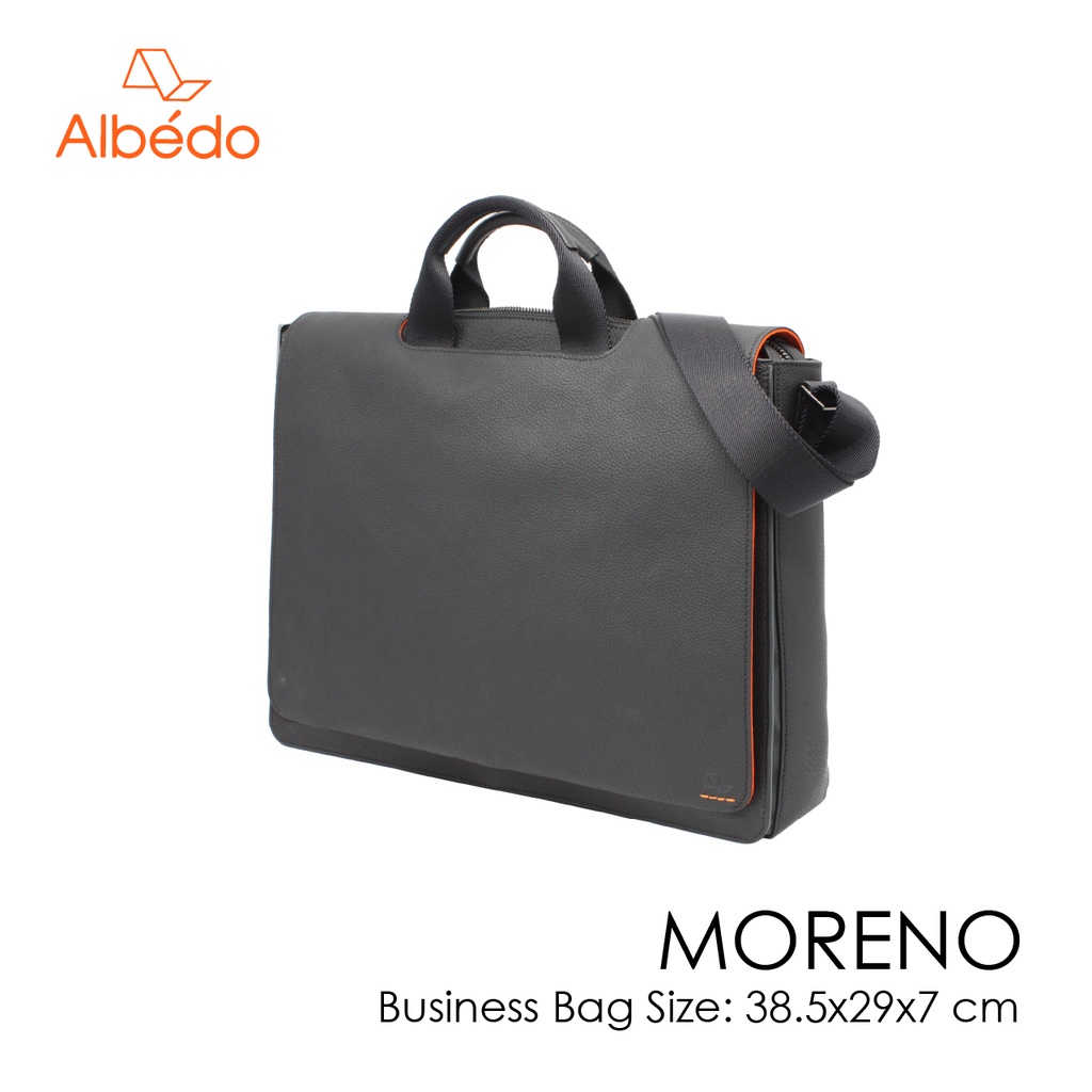albedo-moreno-business-bag-กระเป๋าเอกสาร-กระเป๋าสะพายข้าง-กระเป๋าคอมพิวเตอร์-กระเป๋าโน๊ตบุ๊ค-รุ่น-moreno-mn00199